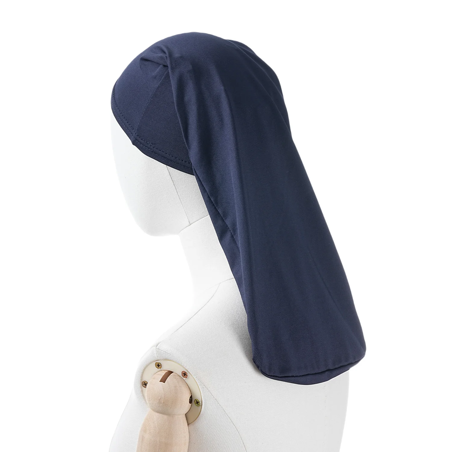 Elastische lange Motorhaube, Schlafmütze, Wickel-Nachtmütze, Pflege, Damen, Herren, Unisex, extra groß, für natürliches lockiges, lockeres Haar – Detail 8