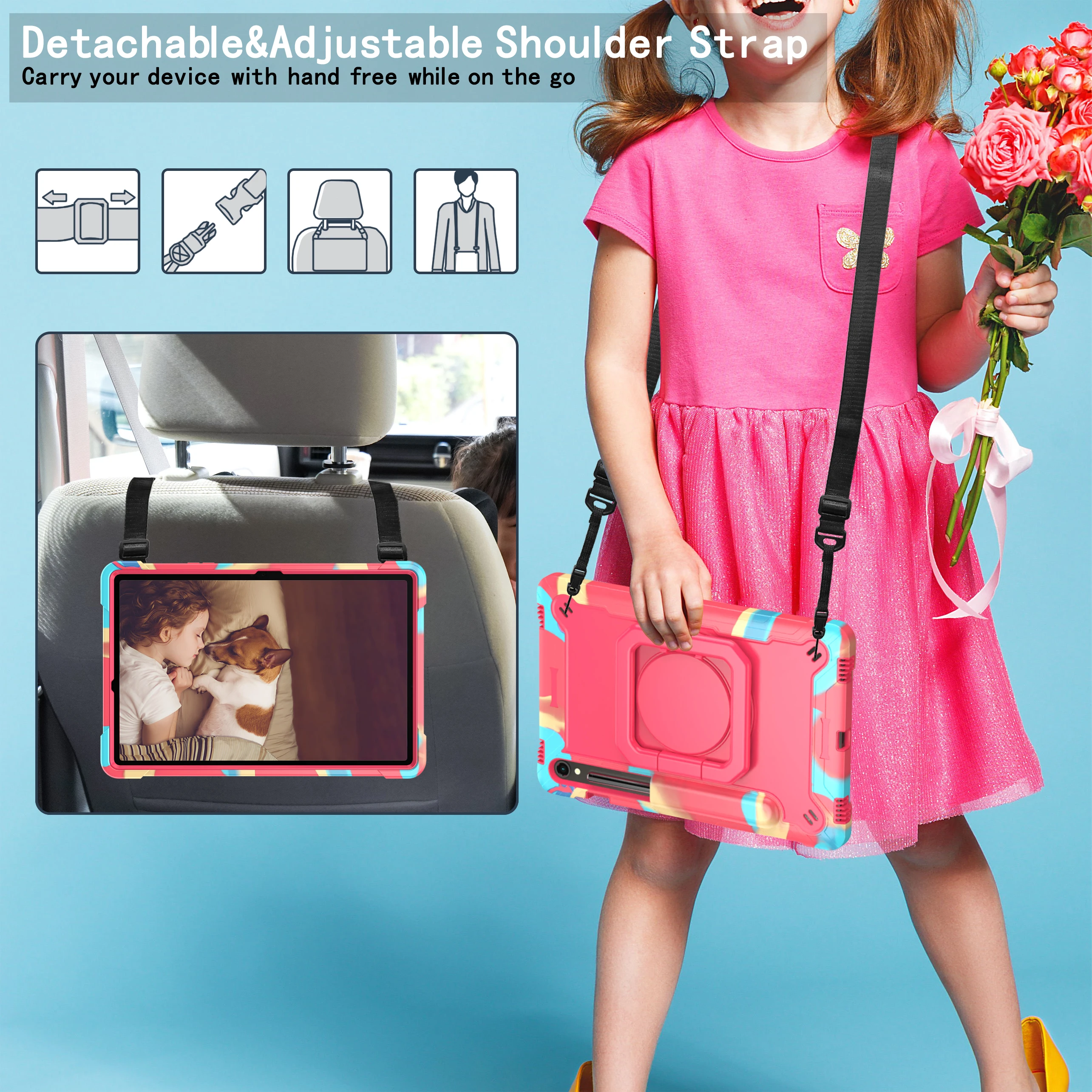 Kids 360 Rotating Stand Tablet Case