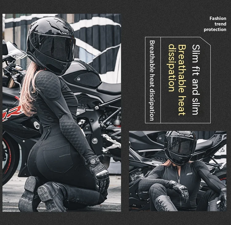 Women Summer Motorcycle Full Body Armor Jacket Lady Motorbike Riding Clothing Jackets Moto Motocross CE Level 2 Protective Gear