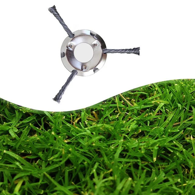 1Pc 6 Hüvelykes Acél Fű Trimmer Feje 3 Vagy Vágó Kefe Vágóhuzal Gyomnövény Penge Kerti Fűnyíró Tápegység - Image 2