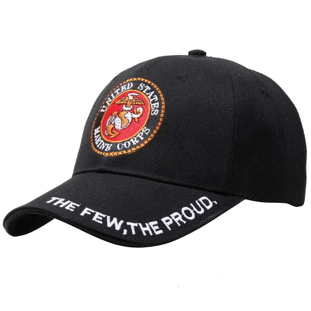 

High Quality United States Marine Corps Snapback Tactical Bone Baseball Cap Men Navy Seals Hat For Adult Trucker Caps Hip Hop