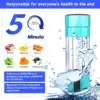 Hydrogen Water Bottle 2024, 5000-8000 PPB Quick Electrolysis, Hydrogen Water Bottle Generator, Gift for Love 5