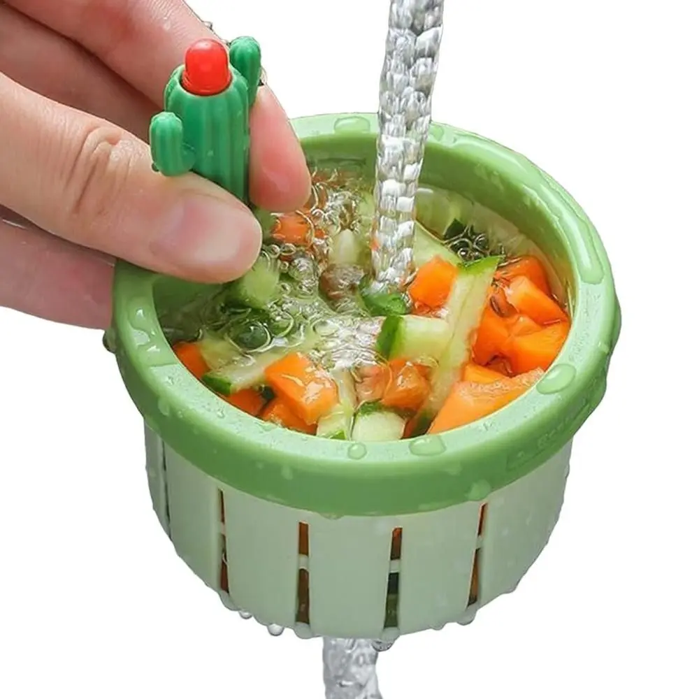 Description Picture 5 of itemAnti-clogging Cactus Kitchen Sink Drain Strainer Leakage-proof Food Waste Catcher Plug Filter Basket Easy Cleaning