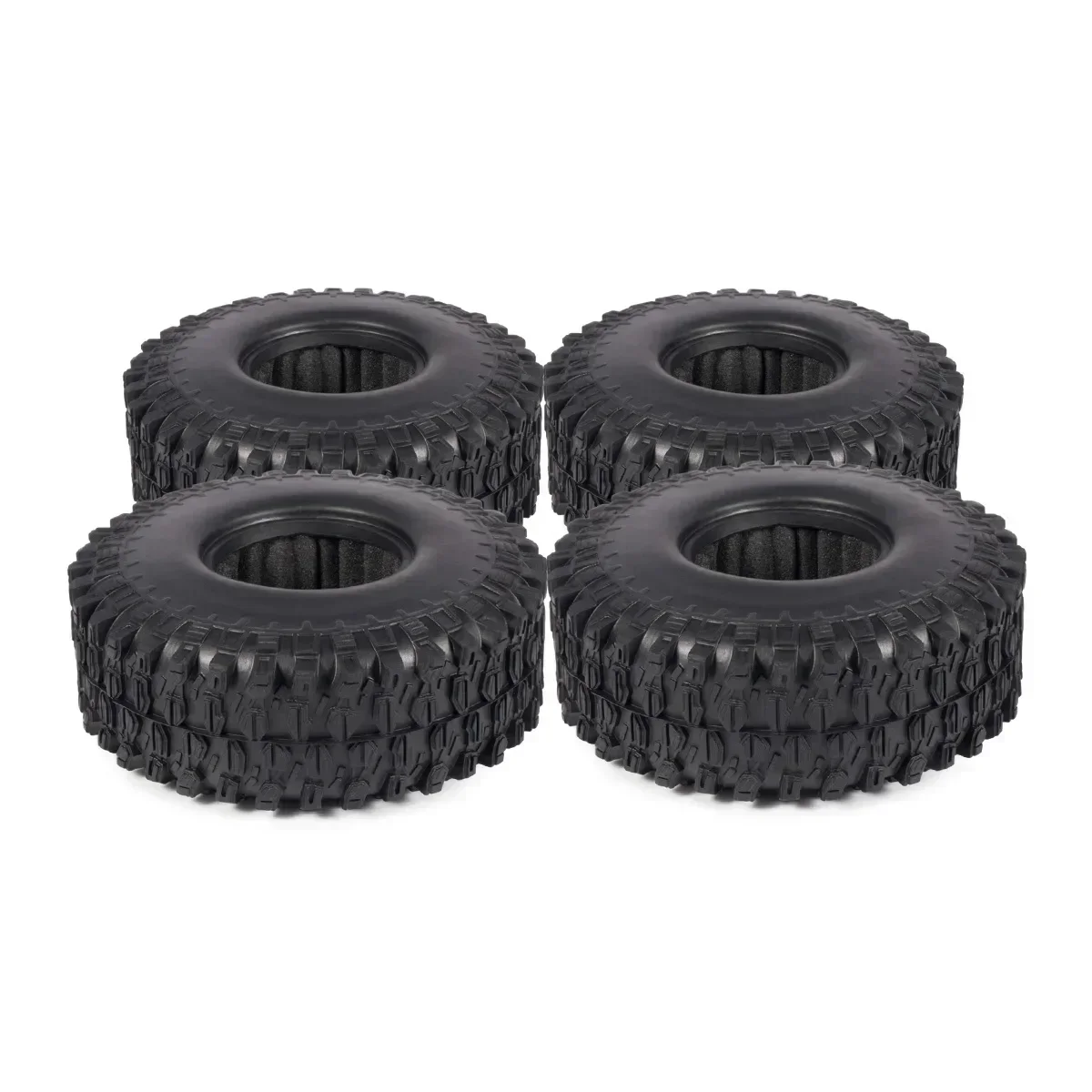 Pneus 1.9 120mm Crawler RC avec Mousse - 4 Pièces