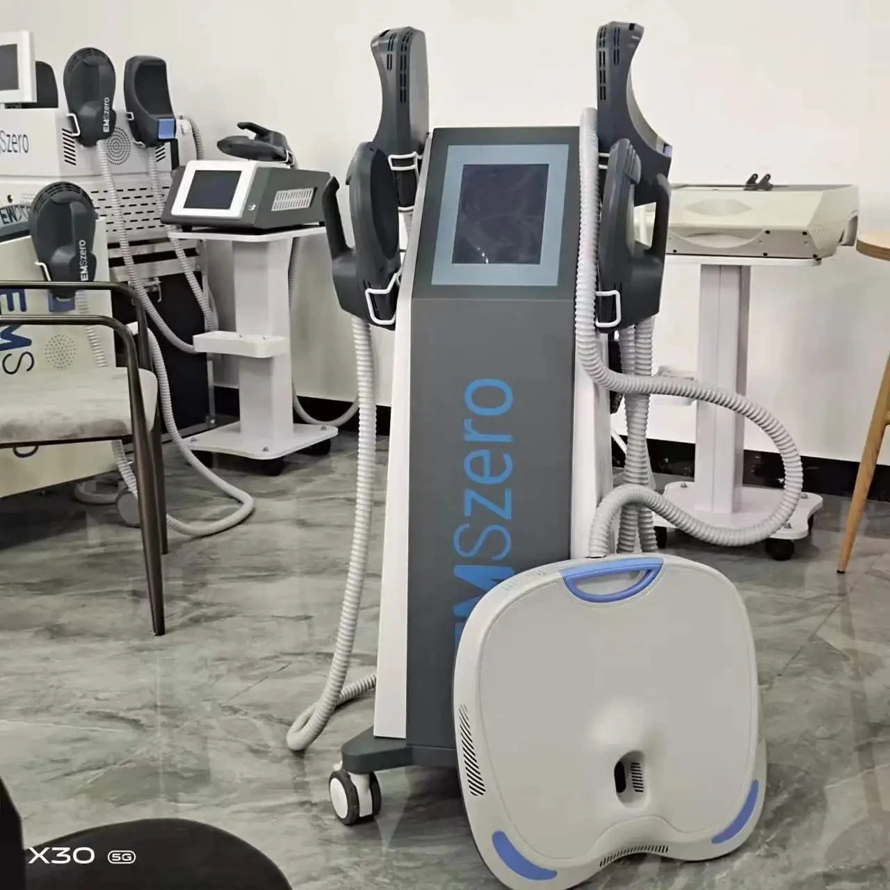 2024 Emszero 14 Tesla Professional Edition 6000w Portable Slimming Nova Rf Mini Muscle EMS Electromagnetic Stimulator