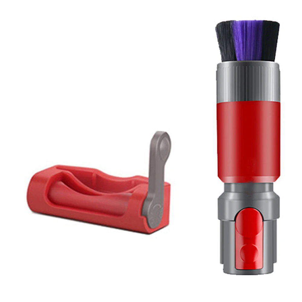 Premium Dust Removal Soft Brush with Self-Cleaning Nozzle Attachment