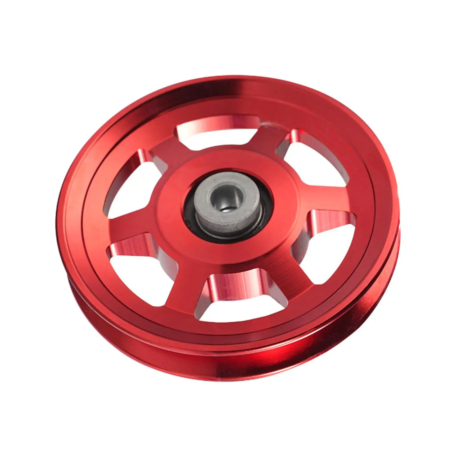 Home Gym Pulley System Aluminum Alloy Pulley Wheel 105mm for Cable Machine Training Exercise Equipment