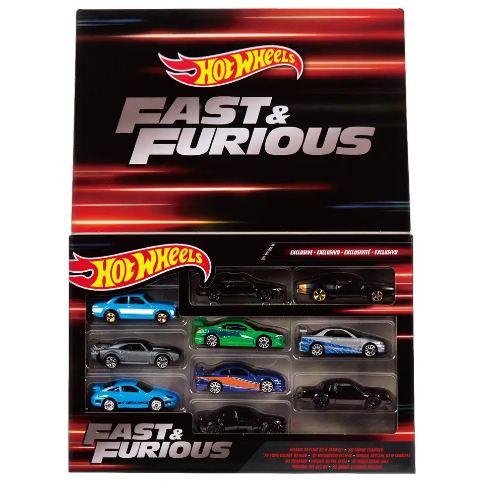 Hot Wheels Fast & Furious 10台セット　ヤマダ電機限定 Hot Wheels Fast & Furious 10台セット ヤマダ電機限定