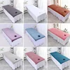 Beauty Bedsheet Cosmetic Salon Sheets Velvet Massage Treatment Bed Sheets SPA Clubhouse Dedicated Breathable Bed Sheet with Hole 1