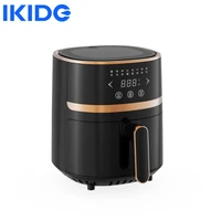 IKIDE 3.5L Smart Electric Large Capacity Automatic Household Baking LED Touch Screen Deep Fryer Without Oil Air Fryer 1