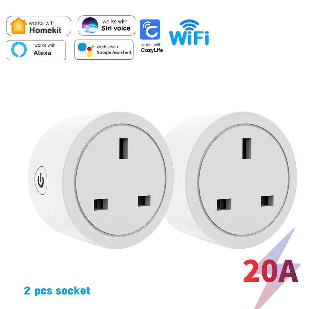 Premium Smart WiFi Outlet with Voice Control & Energy Monitoring