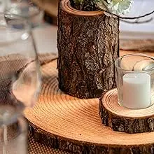 Wood Slice Centerpiece