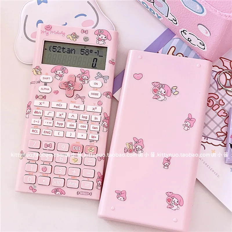 2024-New-Cartoon-Sanrio-Calculator-Kuromi-My-Melody-Cinnamoroll-Kawaii ...