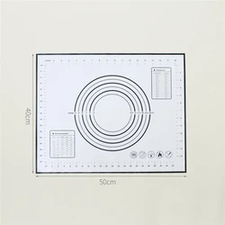 Non - Stick Silicone Baking and Pastry Mat (Black - 40X50cm)