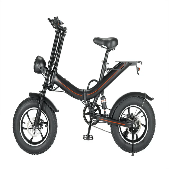 Folding 16 Inch 600w 50km+ Off Road Bicycle Electric Bicycle Motor Bicicleta Eletrica City Ebike 4