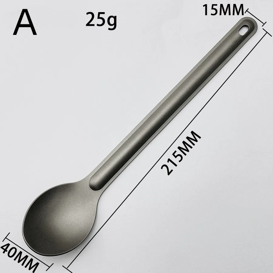 Stirring Spoon Coffee Ice Spoon Portable Outdoor Camping Cutlery Cutlery Fork Outdoor Household For Travel