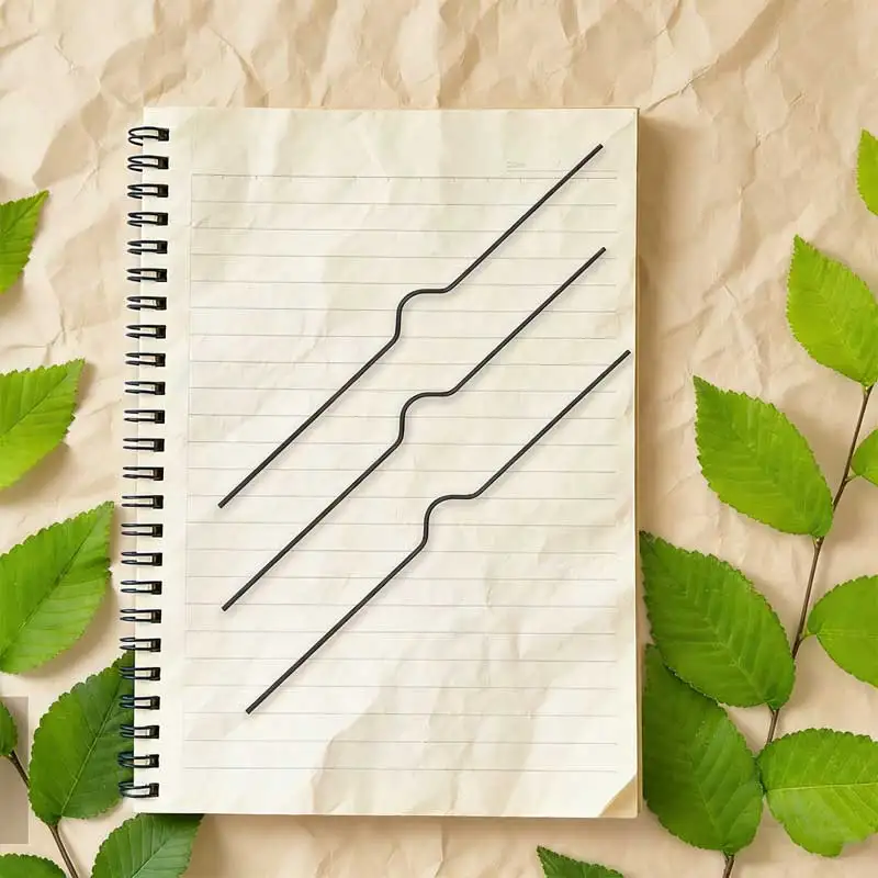 100Pcs 10cm 달력 걸이 와이어 걸이 더블 코일 바인딩 사진 앨범 포스터 주최자 달력 바인더 사진 앨범 걸이