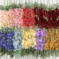 Artificial Delphinium Grass Artificial Flower Branch Home Decoration Wedding Floral Materials Banquet Event Prop A4372 2