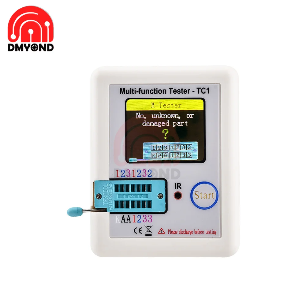 1.8 inch LCR-TC1 Transistor Tester Colorful Display Multi-functional TFT Transistor Tester Diode Triode Capacitor Resistor