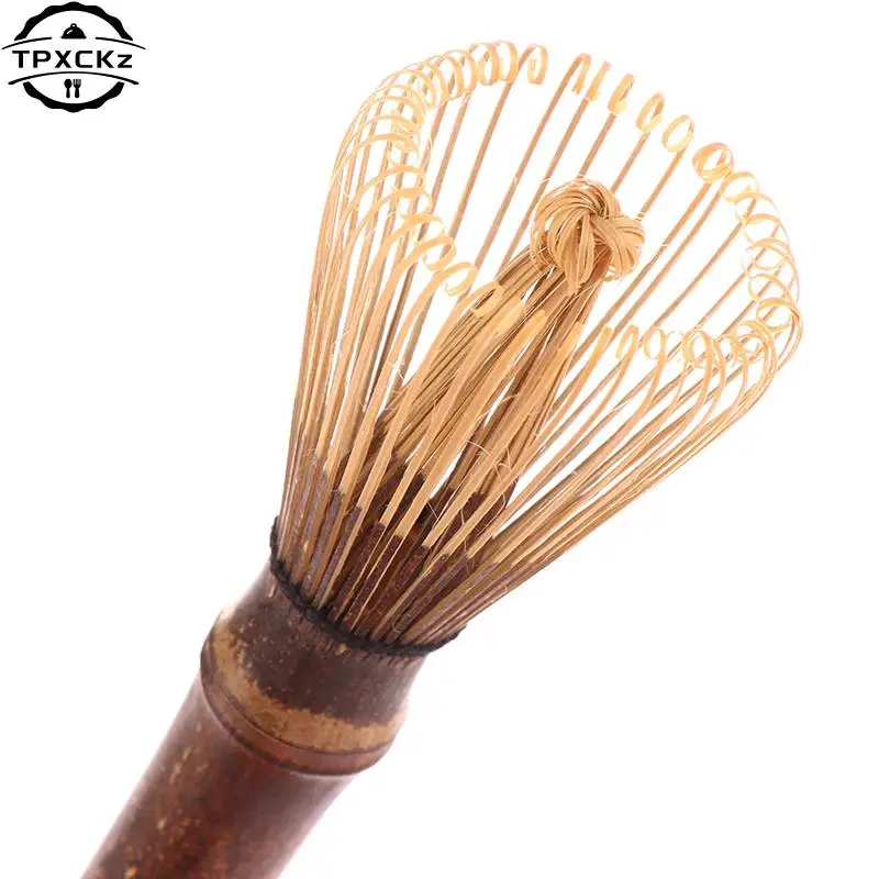 Matcha Whisk Long Handle Matcha Powder Brush Tool Ceremony Accessory Japanese Style Handcurled Bamboo Tea Whisk tea whisk,matcha brush