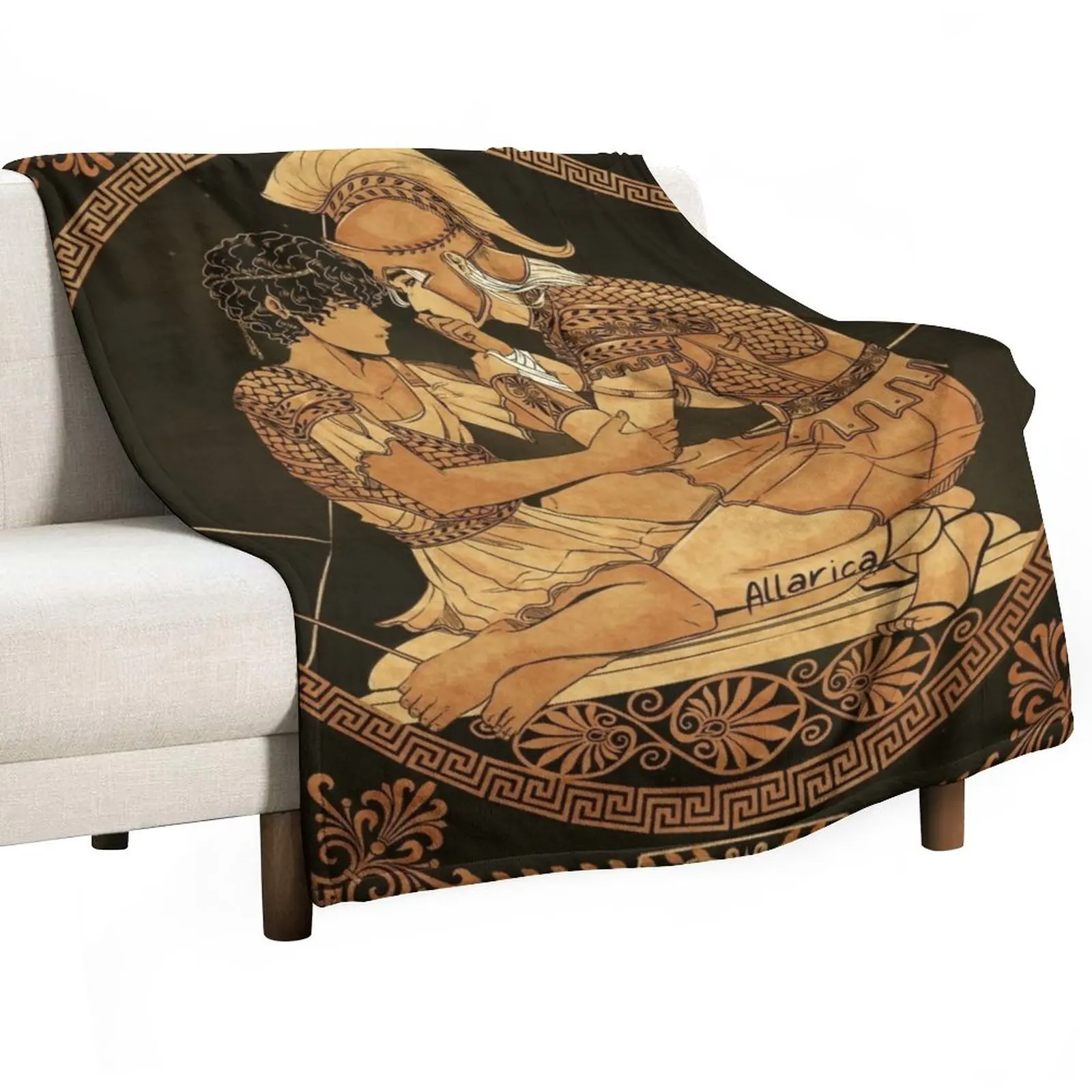 

Achilles Bandaging Patroclus Throw Blanket Sleeping Bag Luxury St Plush Sofa Blankets