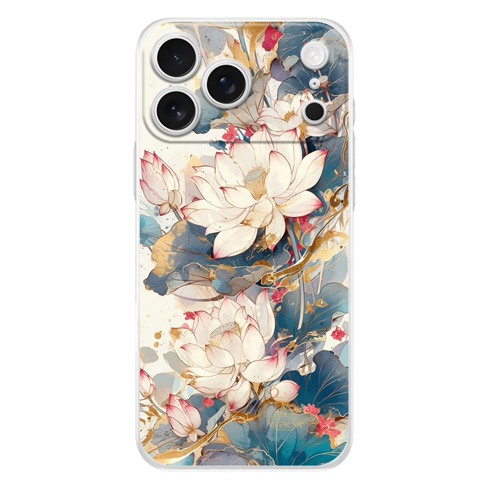 Elegant Floral Ink Wash Soft Phone Case – Easter Edition