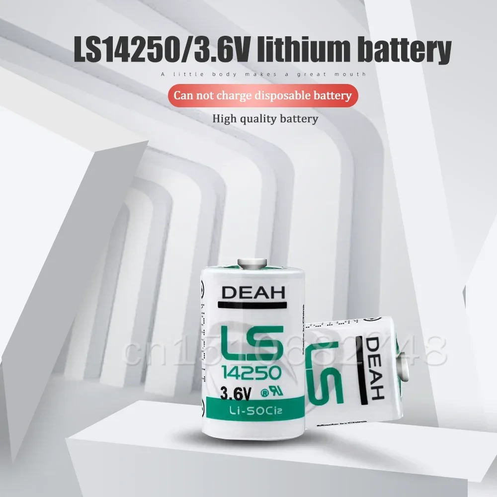 3.6V 14250 LS14250 1/2AA TL-5902 Lithium Battery For PLC Electricity Water Gas Meter Real Time Clock Dry Primary Battery 4PCS lithium battery