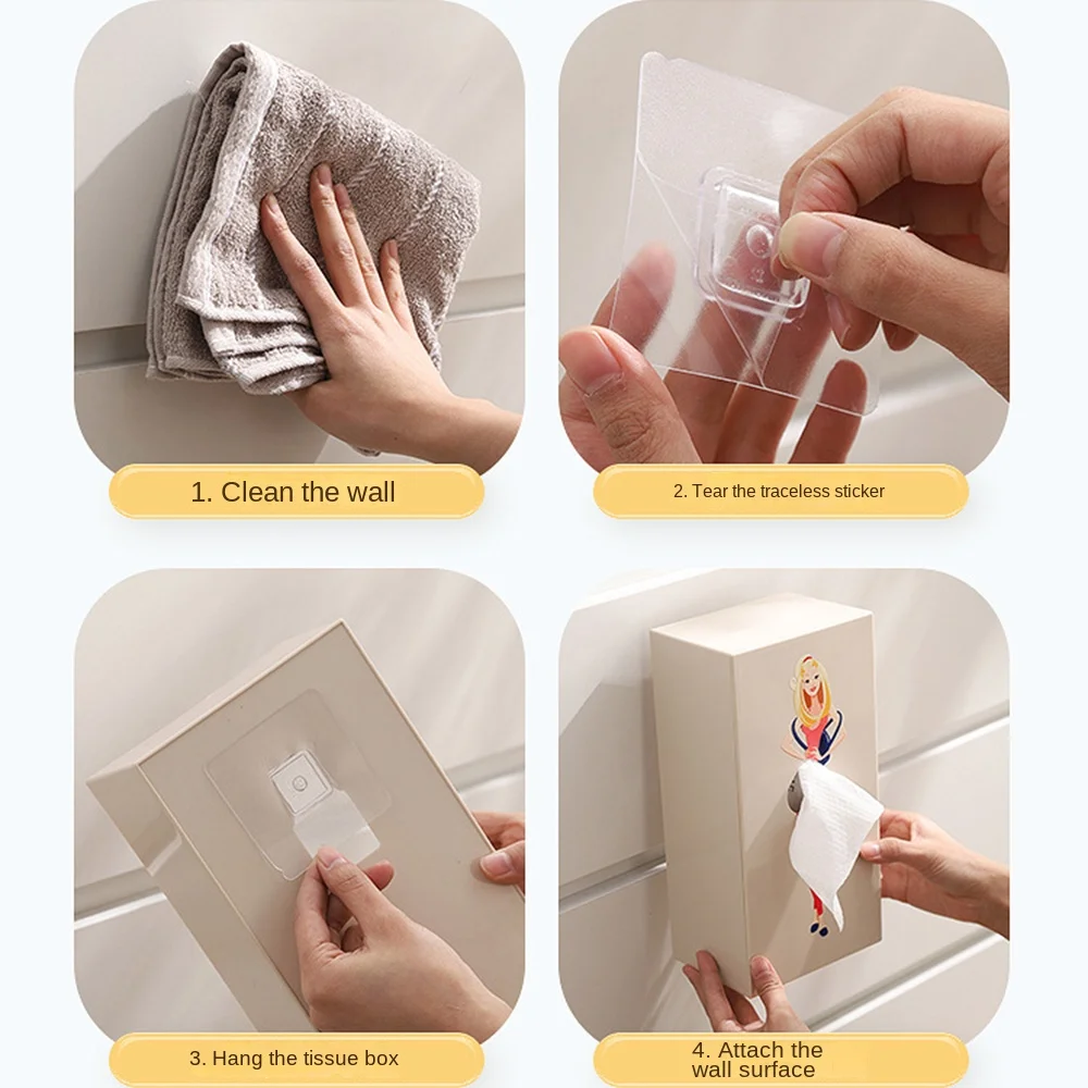 Gifts Waterproof Classy Girl Tissue Box Napkin Holder Craft Ornaments Desktop Storage Boxes Hangable Storage Case Car tissue box tissue dispenser napkin holder