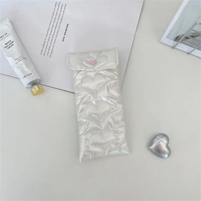 Brillenetui mit Schleife für Damen, tragbar, mit Baumwolle gepolstert, Anti-Quetsch-Sonnenbrillen-Aufbewahrungstasche, niedliche Brillentasche – Detail 11