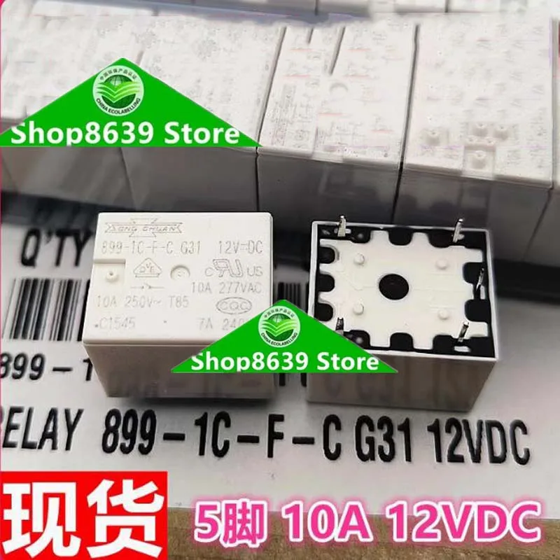 Electronic Component 5PCS New original 899-1C-F-C E 12VDC Songchuan 12V 10A 5-pin 899-1CH-F-C E