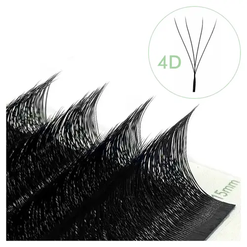 NATUHANA W-Shaped 4D 5D Volume Eyelash Extensions Premade Volume Fans W Shape Lashes Natural Soft False Eyelashes for Makeup - Image 10