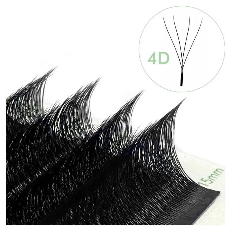 NATUHANA W-Shaped 4D 5D Volume Eyelash Extensions Premade Volume Fans W Shape Lashes Natural Soft False Eyelashes for Makeup - Image 10