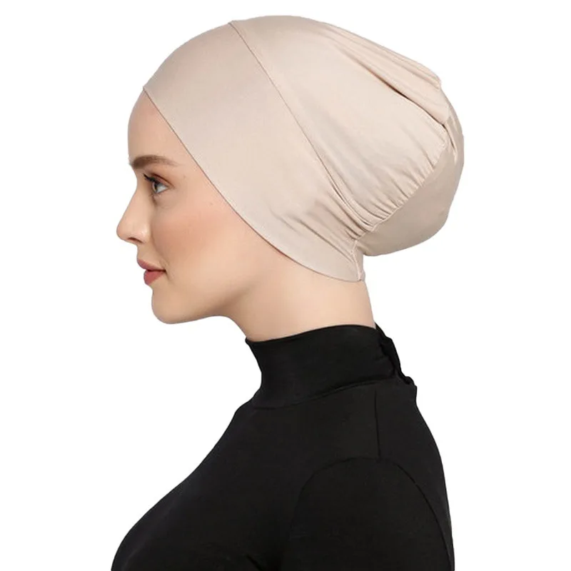 Hoofdband Modale Hijab Sjaal Undercap Abaya Hijabs Voor Vrouw Moslim Abaya Jersey Tulbanden Tulband Instant Head Wrap Vrouwen Cap