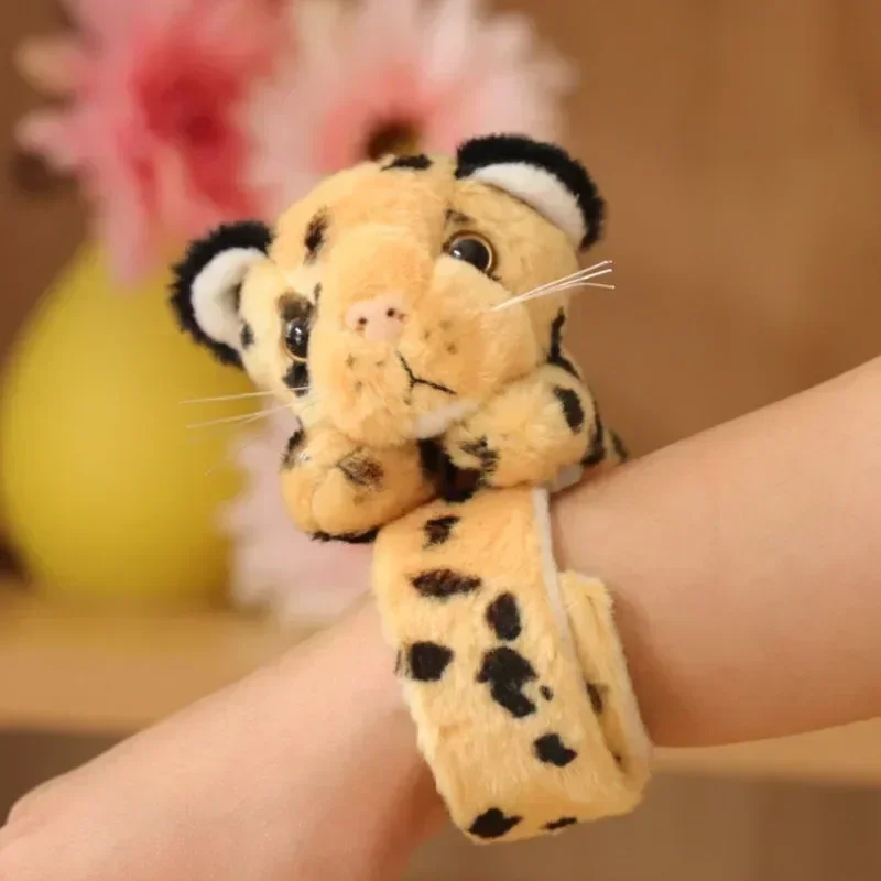 

Hug Slap Bracelet Animals Assorted Stuffed Animal Plush Slap Bracelets Bulk Tiger Stuffed Plush Kids Toy for Birthday Party Gift