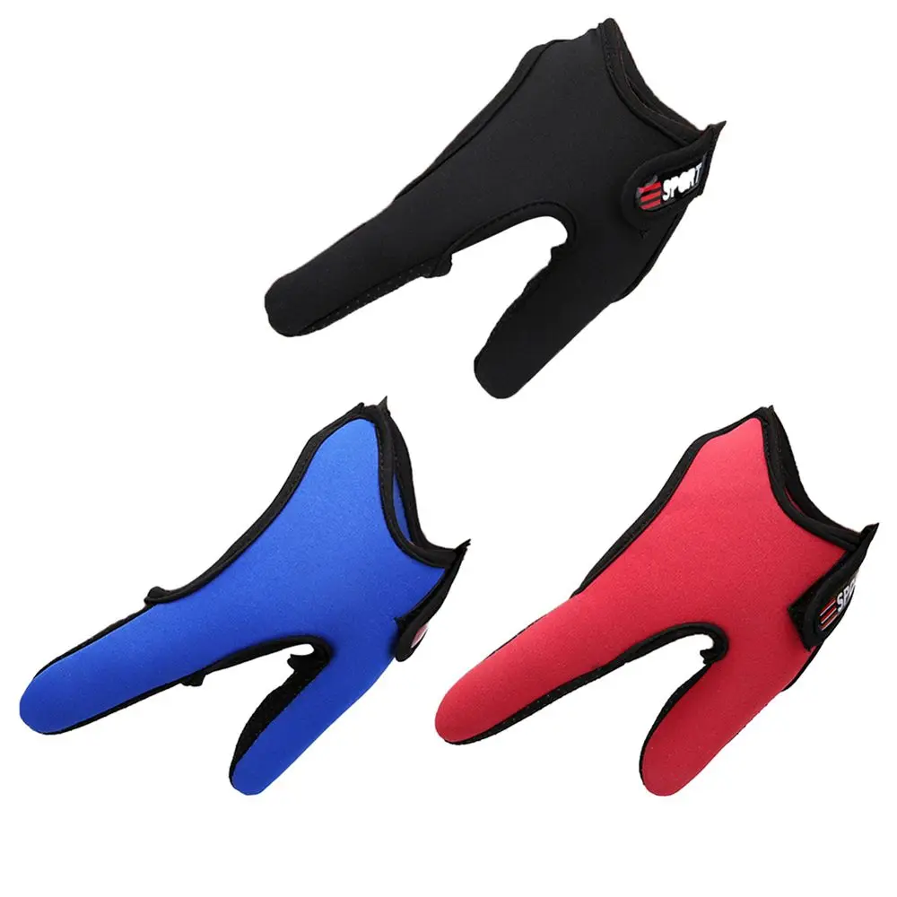 Fishing Tackle Fishing Tools Thumb And Index Finger Finger Casting Glove Gloves 2 Fingers Protector Two-finger Gloves fishing gloves