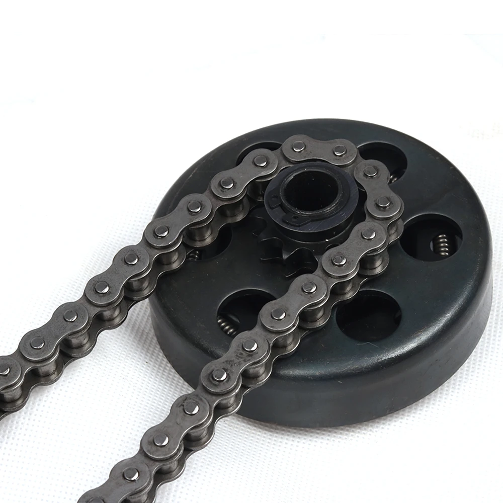 Motorcycle 350 420 Chain 160 124 Links for Go Kart 168 Engine Karting Minibike Fun Centrifugal Automatic Key Built Clutch Parts
