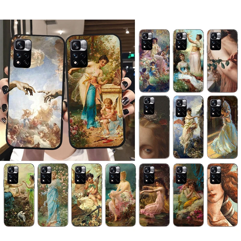 

Painting Rennaissance art Phone Case for Xiaomi Redmi Note 12S 12 Pro 11S 11 10 9 Pro 10S Redmi 10 9 9C 9T 9A 10C Funda