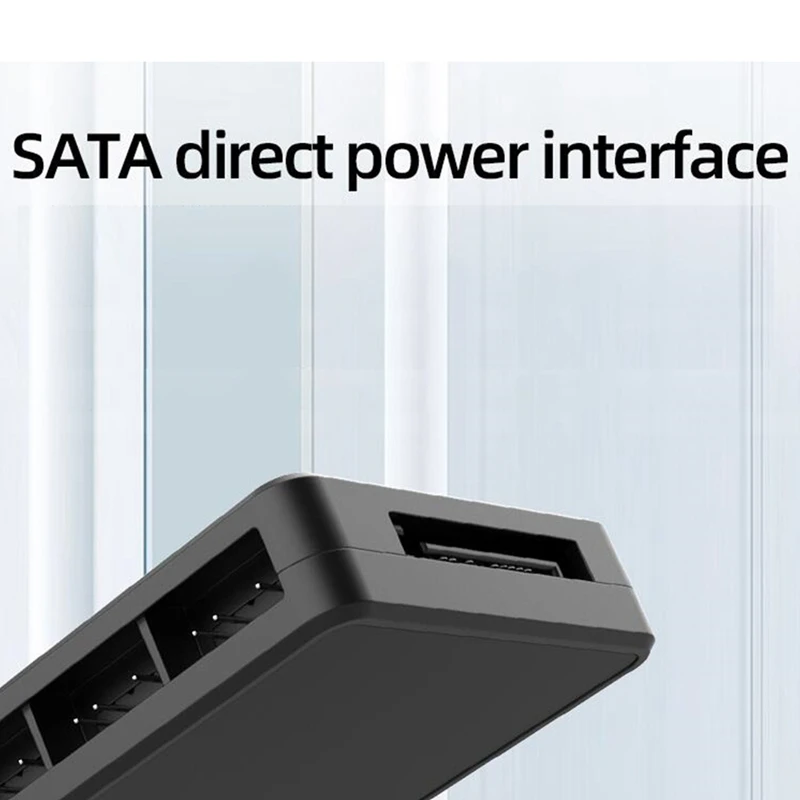 Разветвитель TEUCER 1-9 PWM и ARGB для вентилятора, 4-контактный, 3-контактный, адресуемый RGB-адаптер SATA, Интерфейсный концентратор для настольного ПК (art.: 3920c32dbb059) - 3920c32dbb059