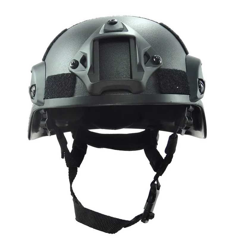 

Tactical MICH 2000 Helmet Hunting Plastic Helmet With Guide Rail Covered Shooting Airsoft Head Protective Gear