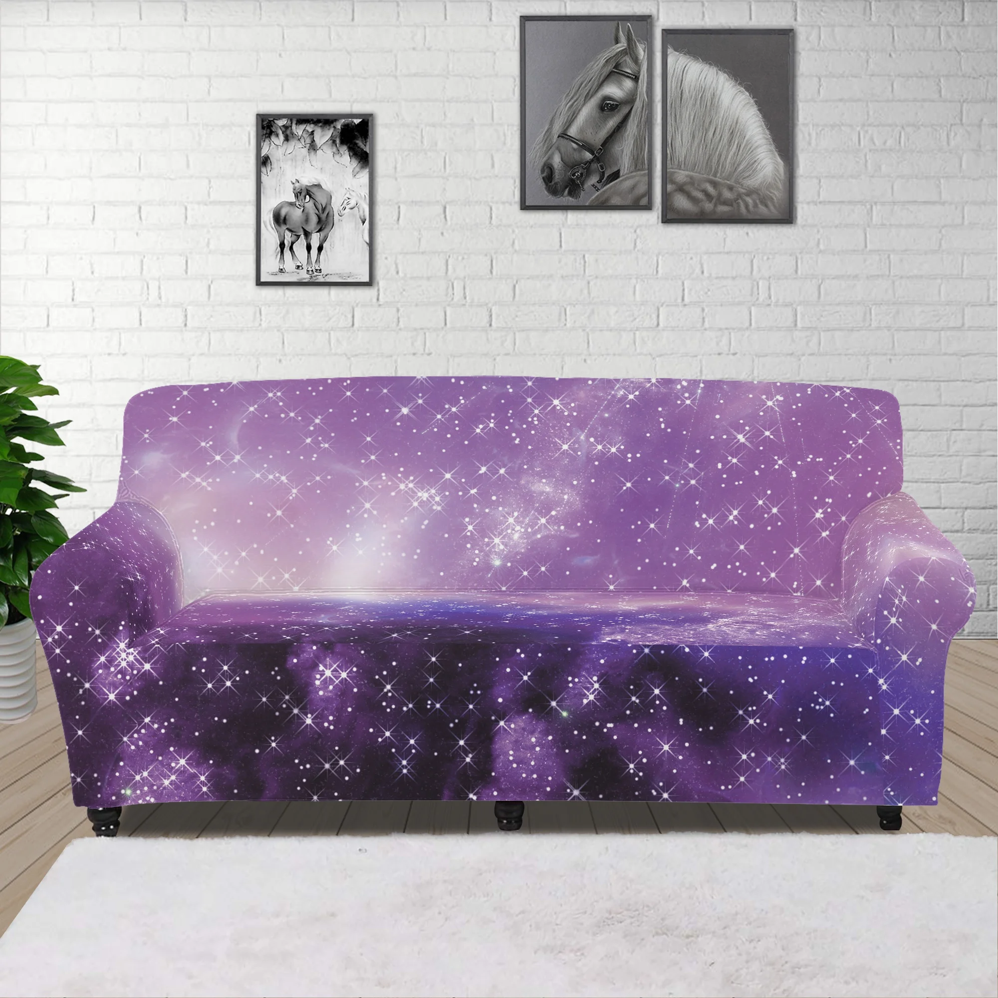 

Sofa Prtoectector Beautiful Starry Sky Sofa Covers for Furniture Cover Sofa and Armchair 3-seater Couch Cover Decorative