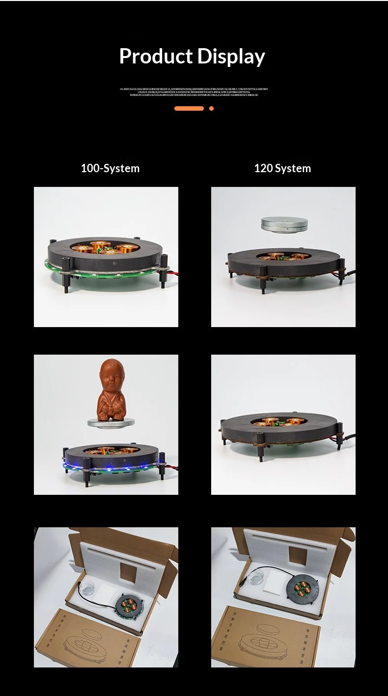 Magnetic levitation 500g large load-bearing magnetic levitation pendant DIY magn