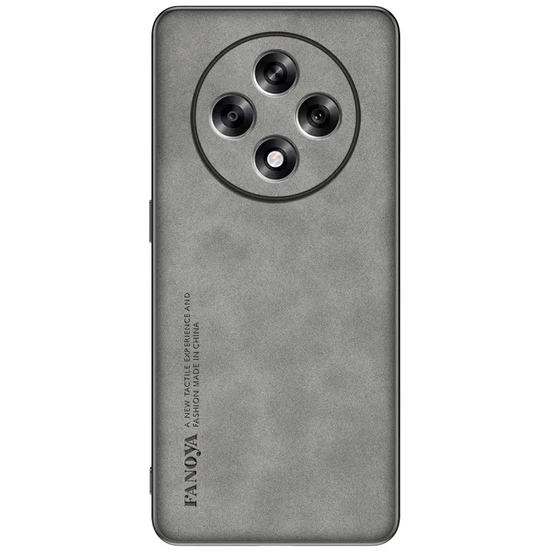 Premium Frosted Leather Anti-Shock Hard Case – Stylish Matte Finish