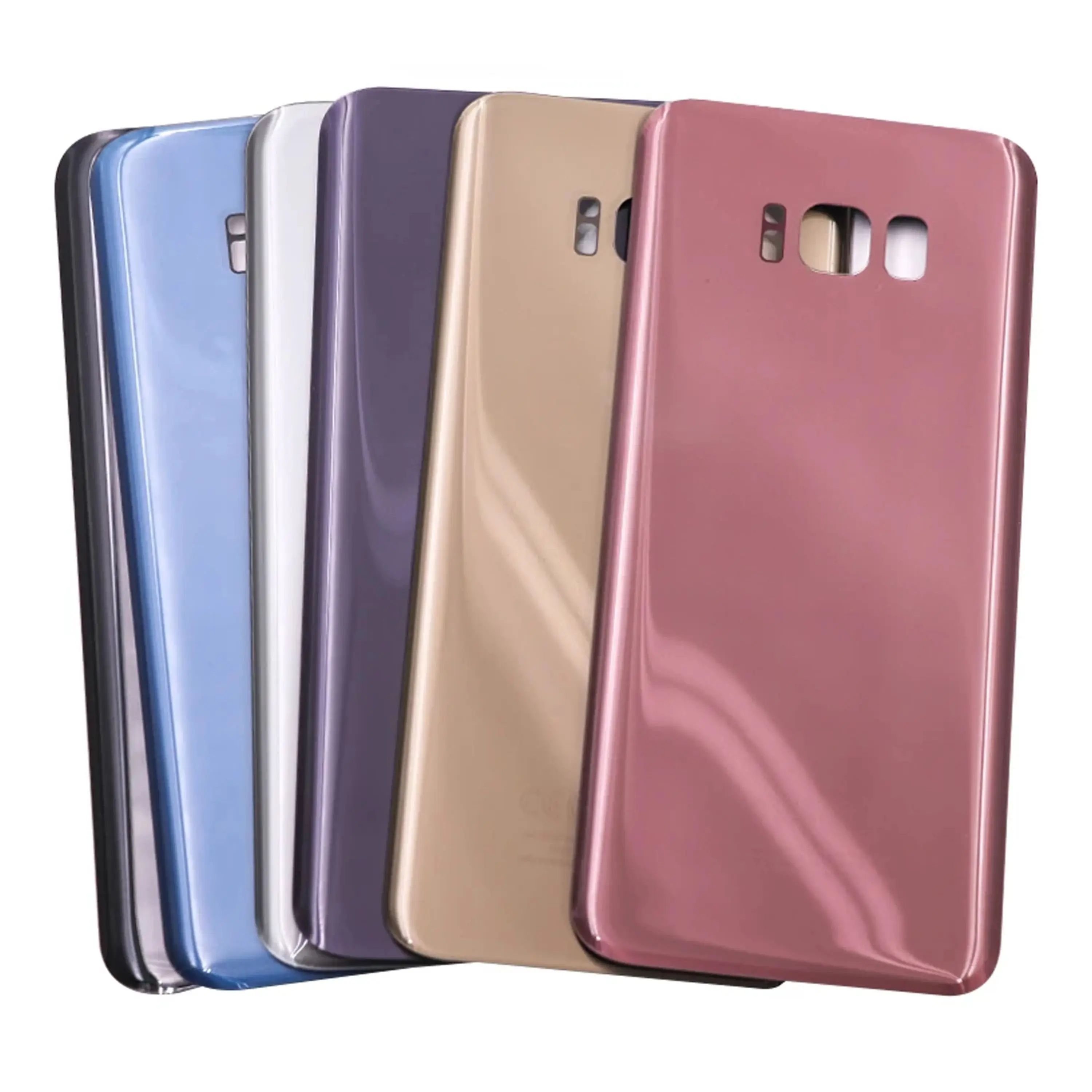 For Samsung Galaxy S8 G950 G950F Battery Back Cover Rear Door S8 Plus G955 G955F Glass Panel Housing Case Replacment