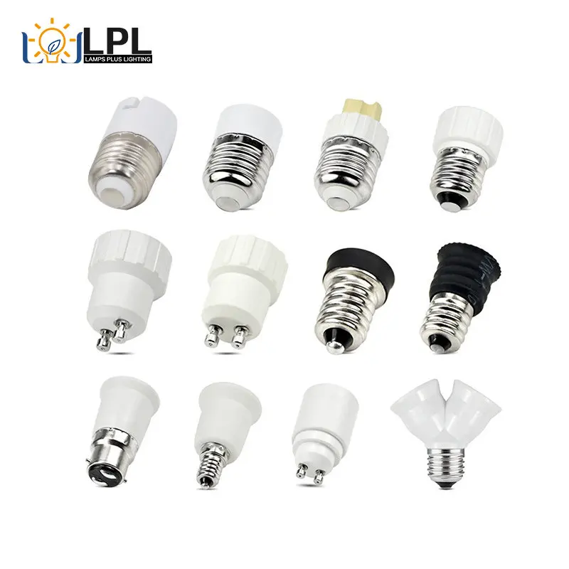 1PCS E27 E14 GU10 G9 E12 B22 LED light Holders Converter AC 110V-220V Socket Adapter lampholders For LED Corn lamp Spot Bulb