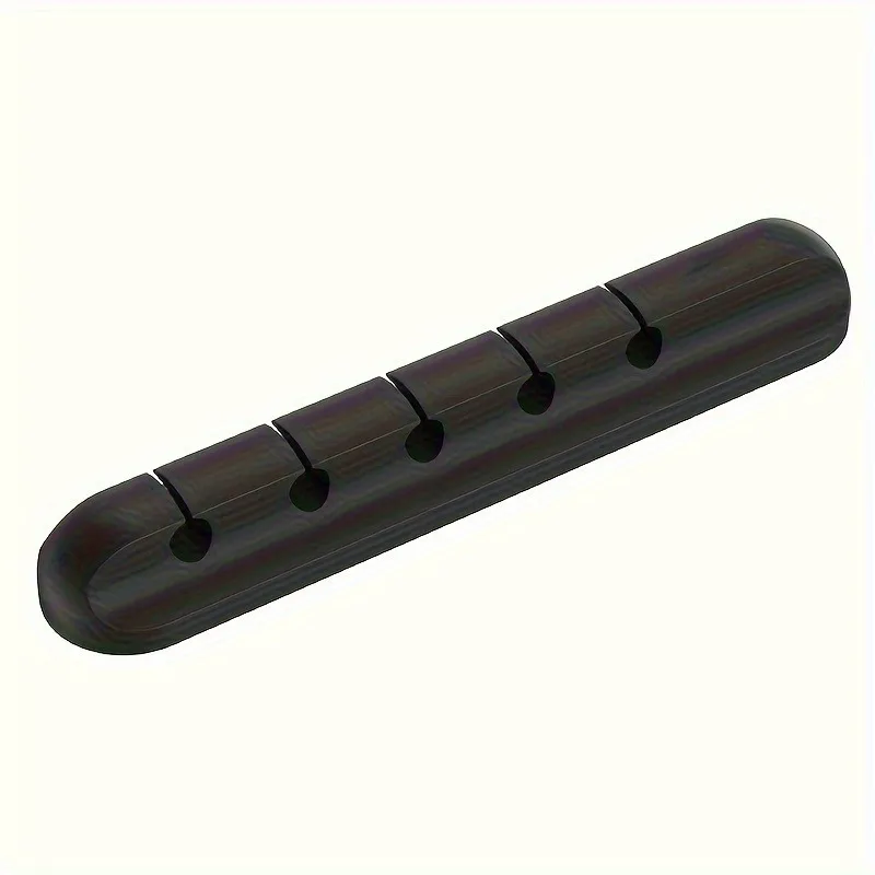 Multi-Groove Cable Organizer for Easy Wire Management, Ideal for Desktops, Homes, Offices, and Bedside Tables