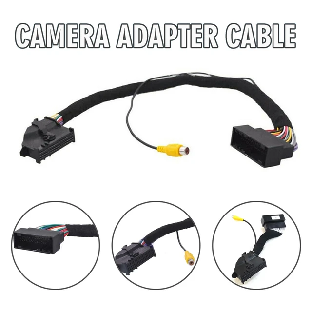 Câble De Caméra De Recul Rca, 1 Pièce, Adaptateur Pour Autoradio