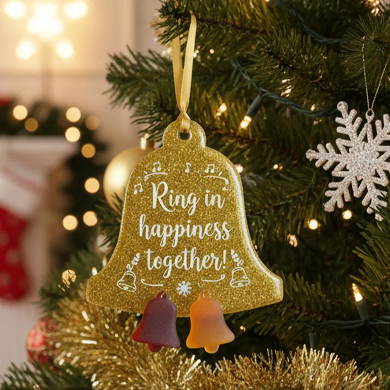 Sea Glass Christmas Ornament Coastal Themed Ornament Friendship Sea Glass Pendant for Xmas Tree Indoor Outdoor Window Decor