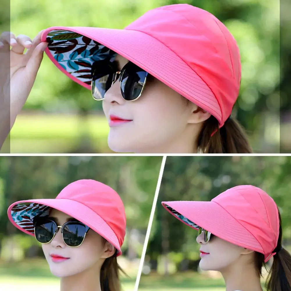 

Cotton 2024 New Summer Hats For Women Foldable Hat Pearl Flower Visor Creen Floppy Cap Female Outdoor Casual Basebal T9c4