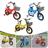 Vélo pour enfants garçons filles vélo pour tout-petits hauteur réglable vélo pour enfants avec panier pour 2-4 ans bleu/rouge/jaune 6
