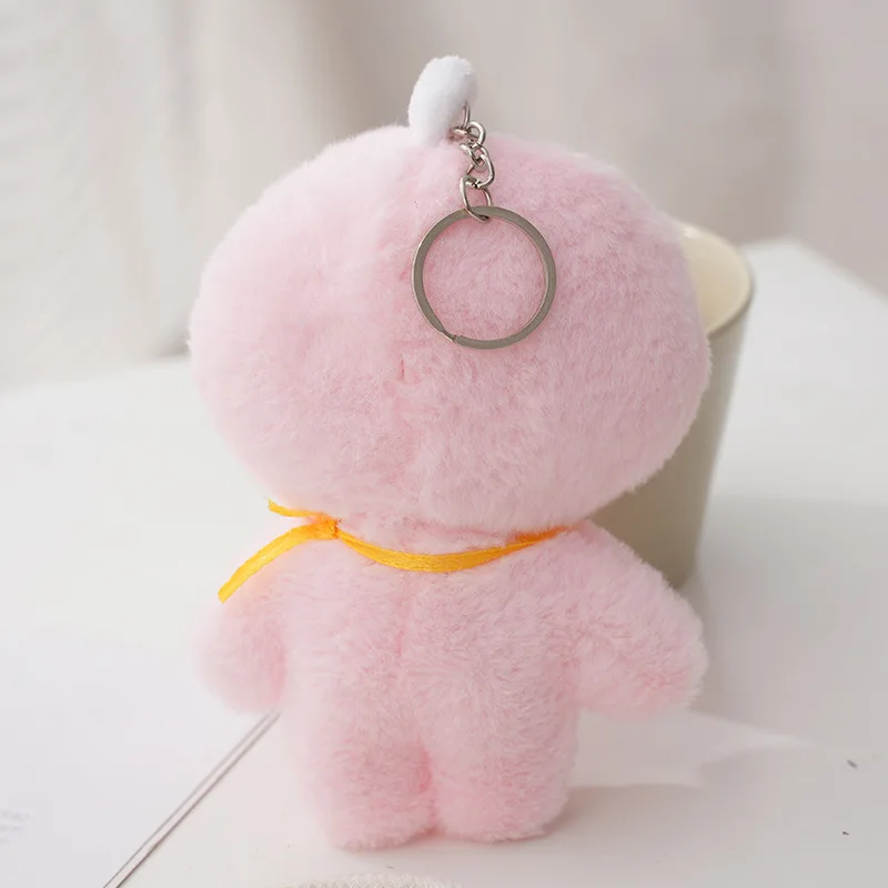 Lalafanfan Duck Keychain 13cm Kawaii Hyaluronic Ducks Acid Doll Duck Pendant Plush Stuffed Animals Soft Toys Birthday Gifts Kids plush keychain key chain plush doll plush toy